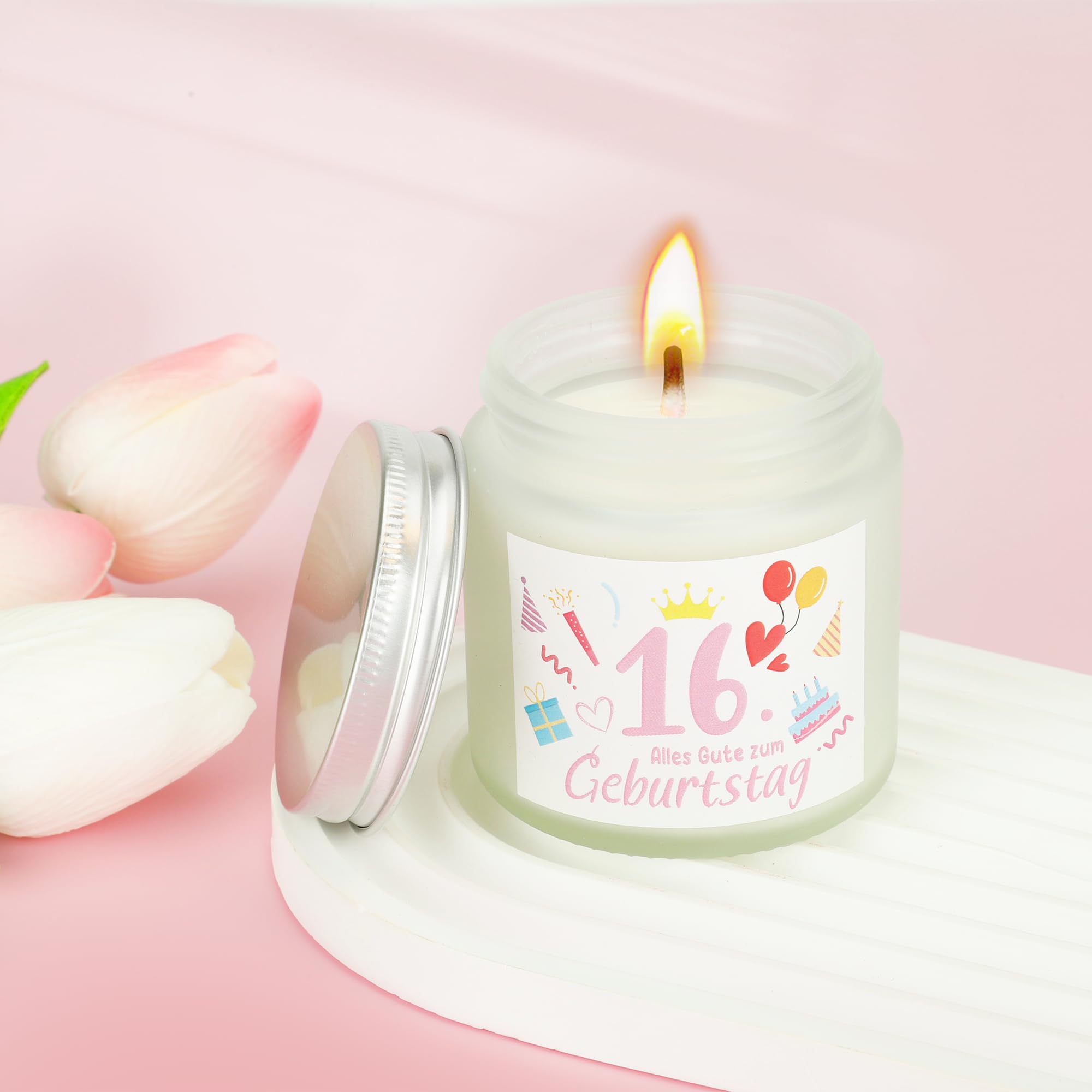 Prezenty dla 16-letniej dziewczynki – 16 urodziny dziewczynki, zestaw upominkowy na 16 urodziny dla córki, siostrzenicy, wnuczki, siostry lub przyjaciółki