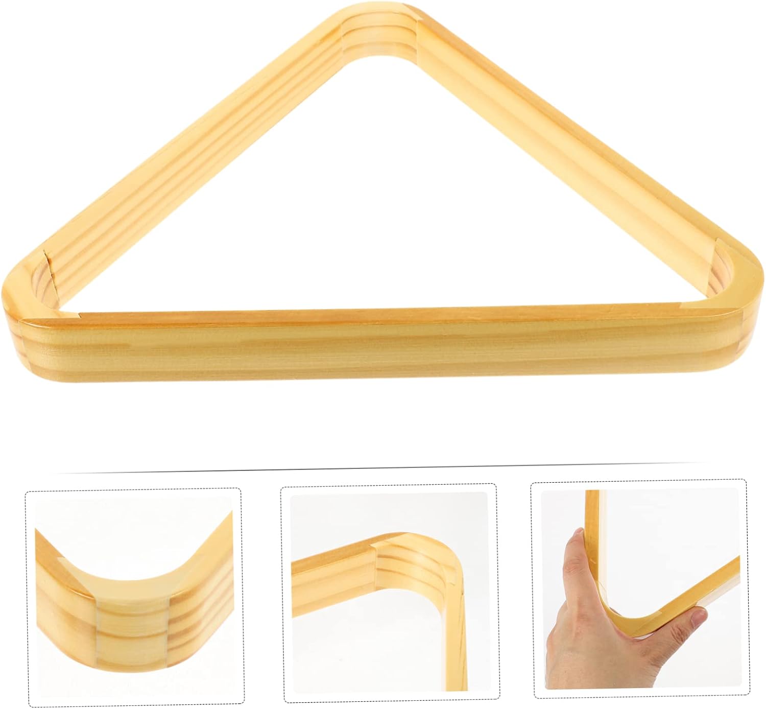 WOONEKY Billiard Rack Triangle Triangle Billiard Frame Pool Balls Storage Pool Table Accessory