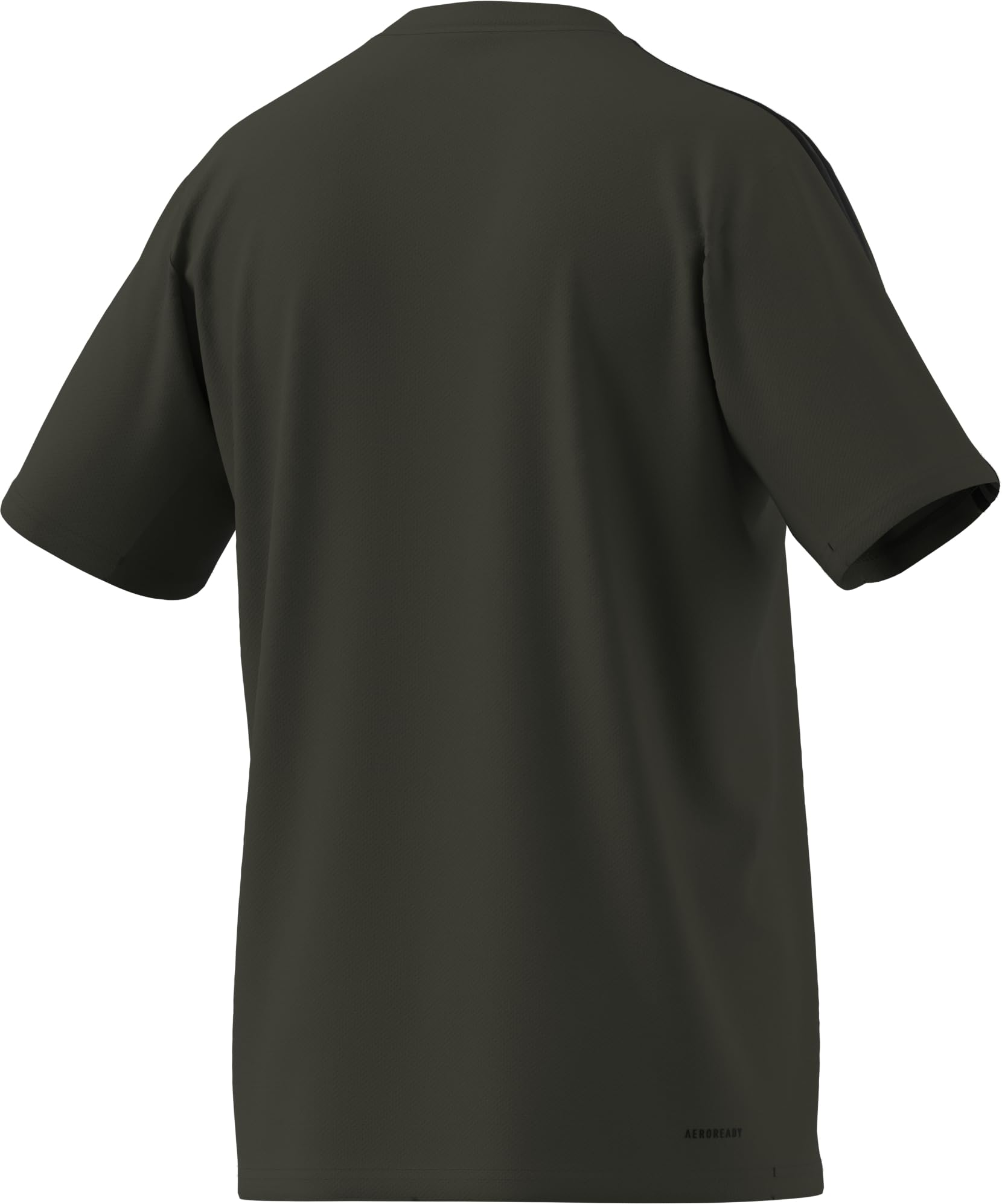 adidas Essentials - Camiseta de Manga Corta con 3 Rayas para Hombre (Paquete de 1)