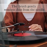 Vista 7 de Kit de limpieza de discos de vinilo de 6 piezas, incluye cepillo de microfibra de nailon, líquido limpiador y caja de almacenamiento, kit de cepillo