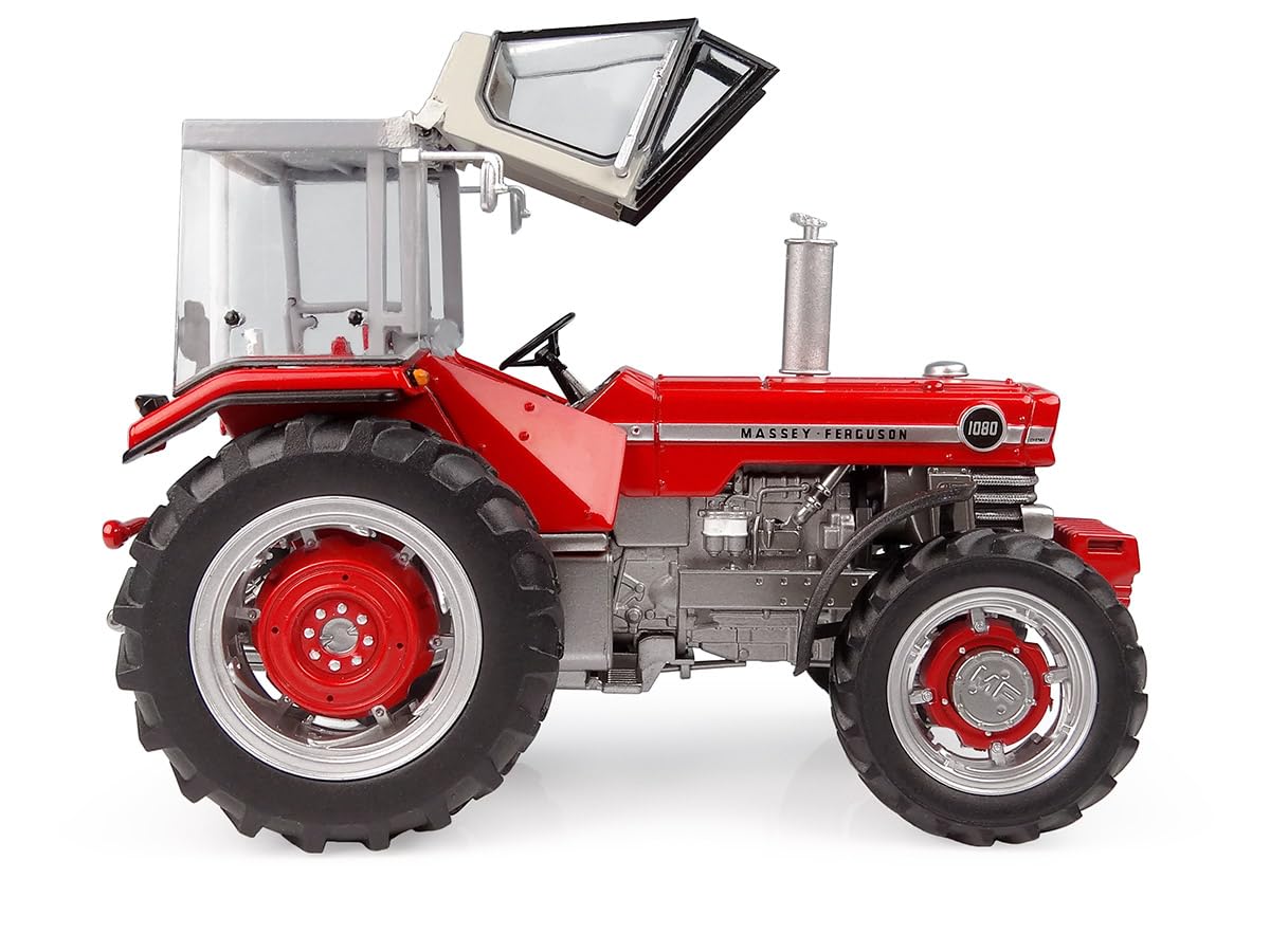 Universal Hobbies Trattore Miniatura Massey Ferguson 1080 con Cabina Peko - Scala 1/32°