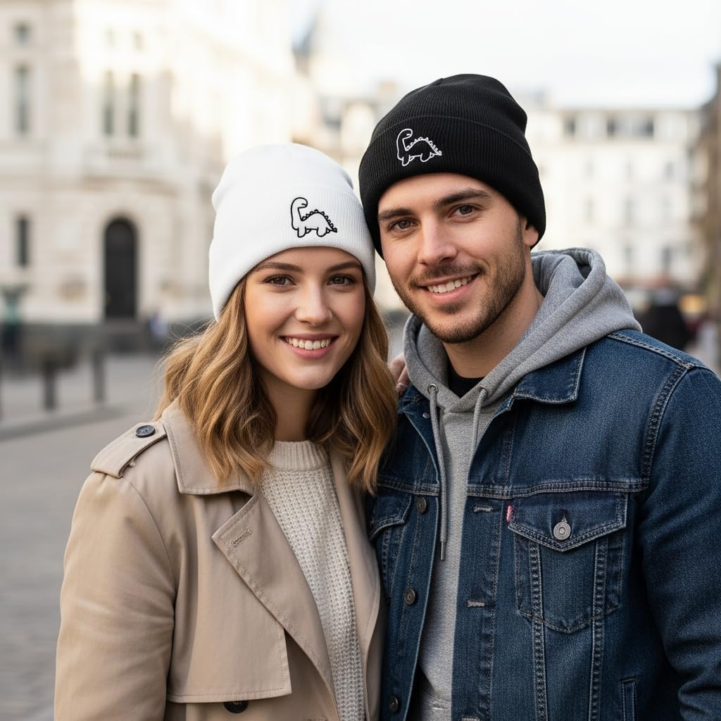 Cute Beanies Warm Soft Winter Hat Christmas Beanie Unisex - Image 2