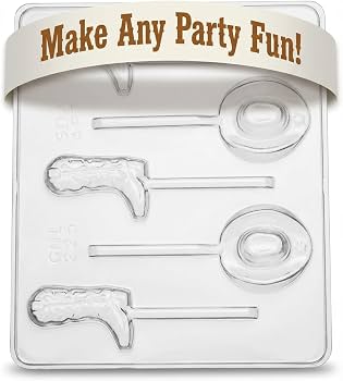 Red Hat Lady Lollipop Chocolate Candy Mold For Party Favors AO198