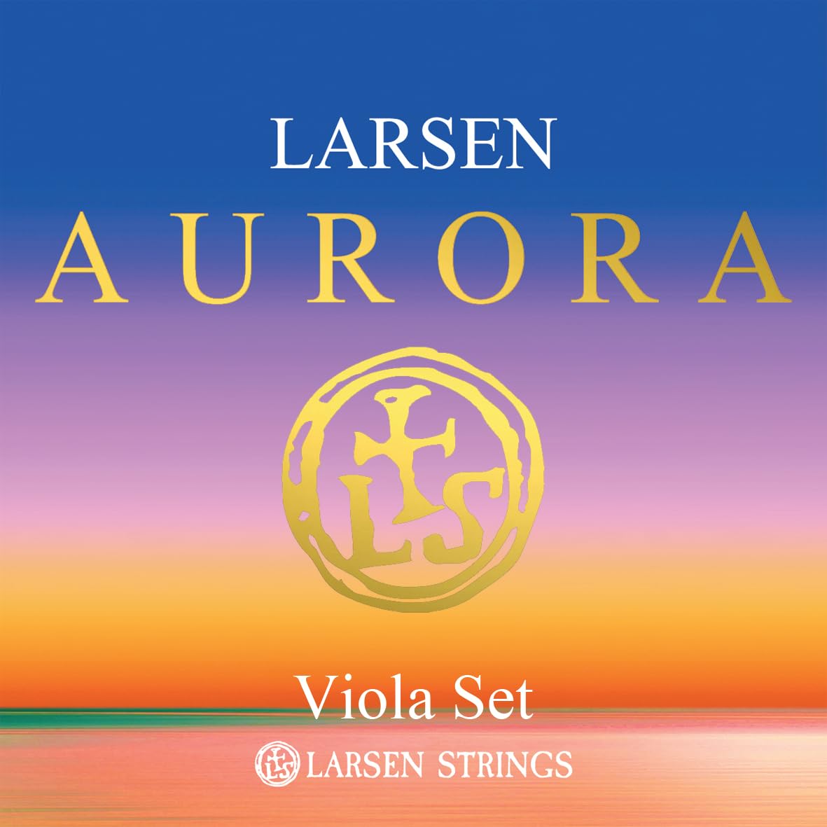 LARSEN STRINGS viola cuerdas Aurora set 4/4 medium