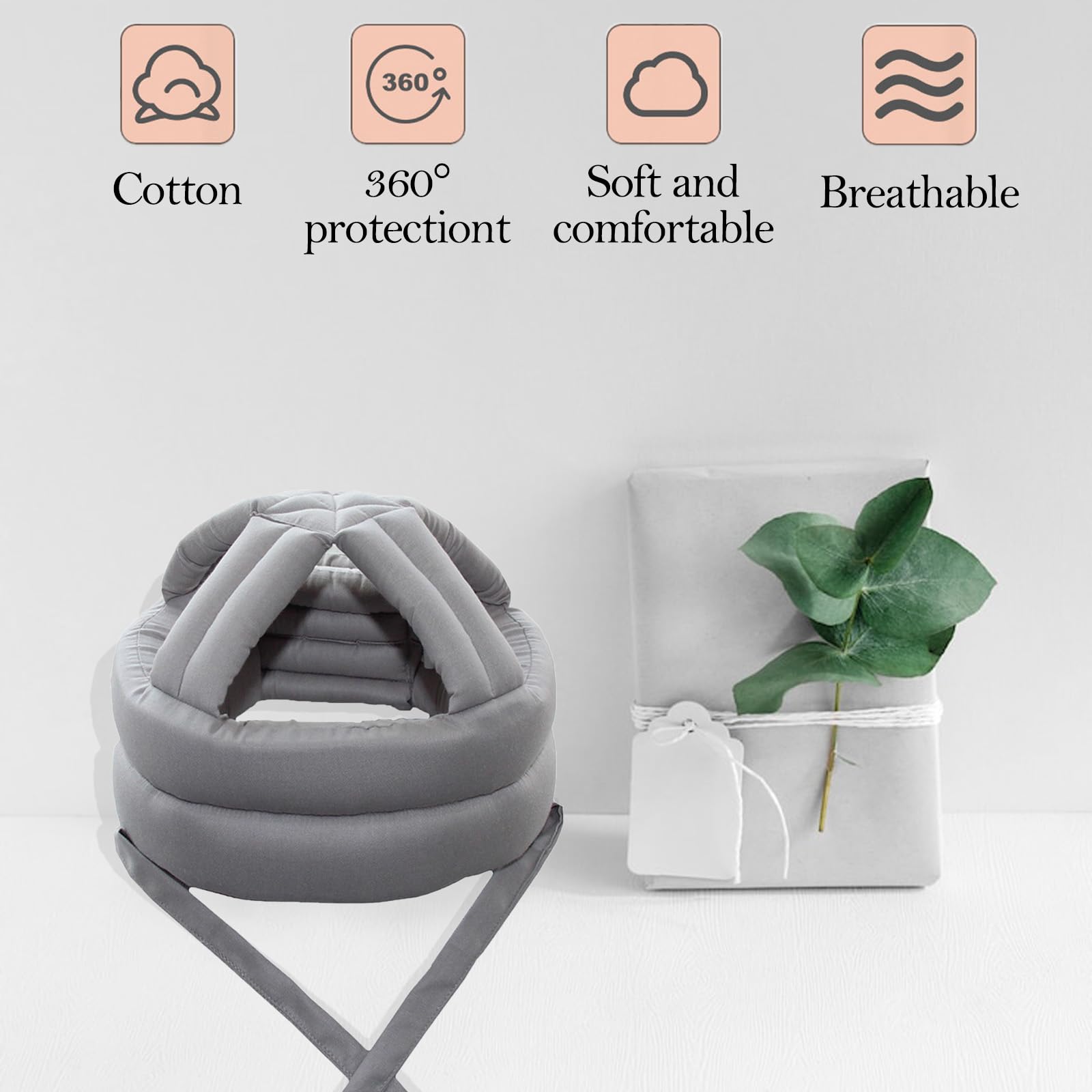 Protection De La Tête pour Personnes Âgées, Casque De Protection Épais Et Doux, Casque De Protection pour Personnes Âgées, Confortable De La Tête pour Les Personnes