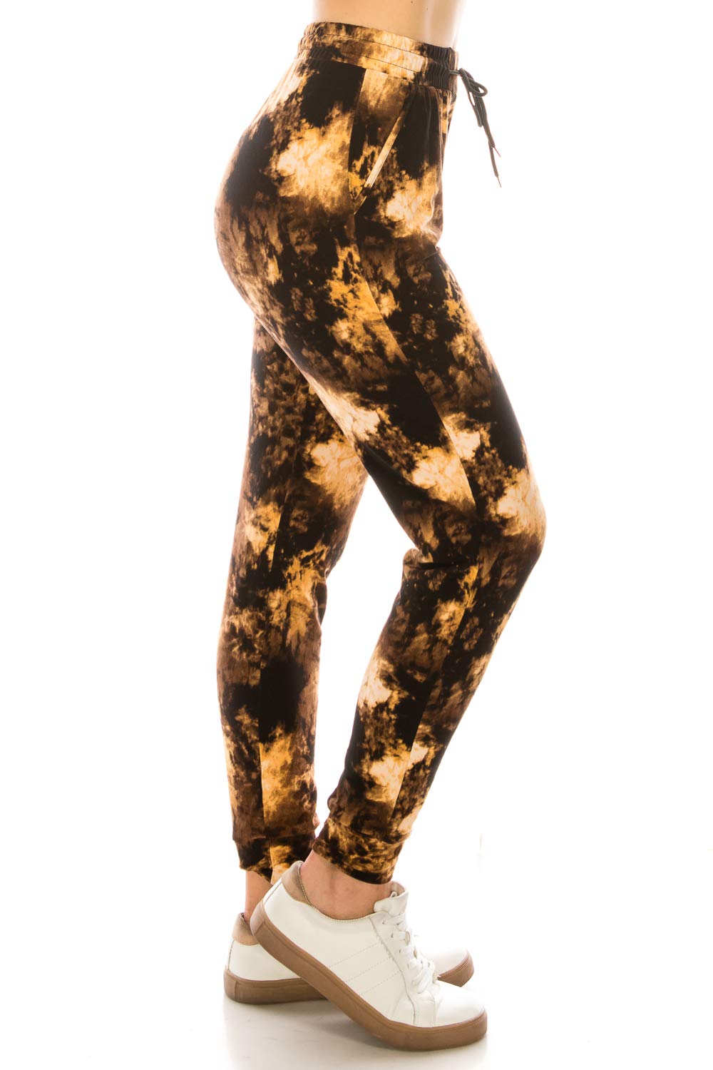 Leggings Depot Women's Popular Print High Waist Premium Jogger Track Pants(S-3X) BAT1