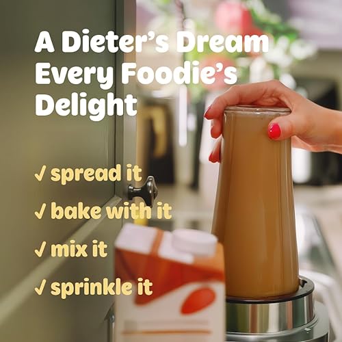 Miniatura 4 de Tru-Nut Mantequilla de maní en polvo hecha con ingredientes naturales vegana baja en carbohidratos sin gluten sin OMG proteína en polvo de