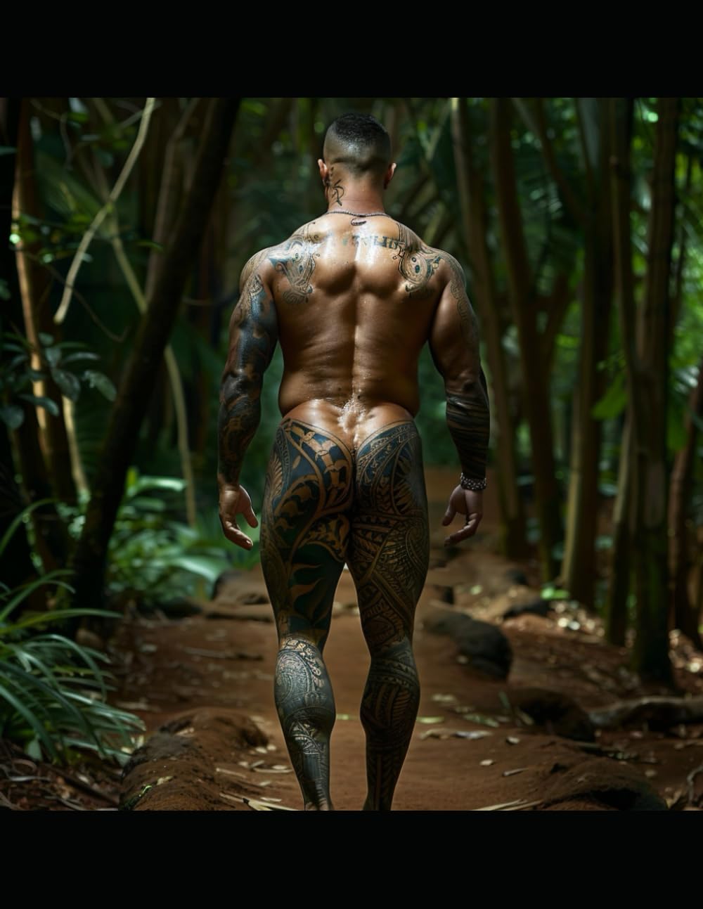 Aloha Backsides - Hawaiian Men with Tattooed Buttocks: Intimate Portraits of 309 Inked Island Men