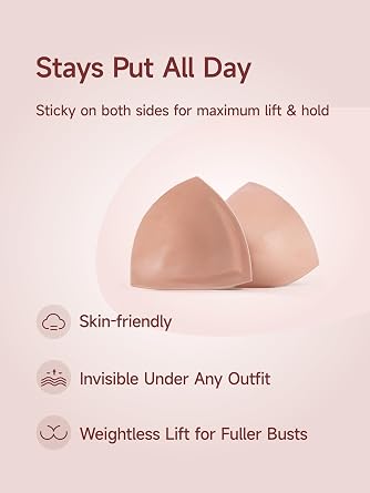 Push Up Sticky Bra Inserts for Backless and Strapless