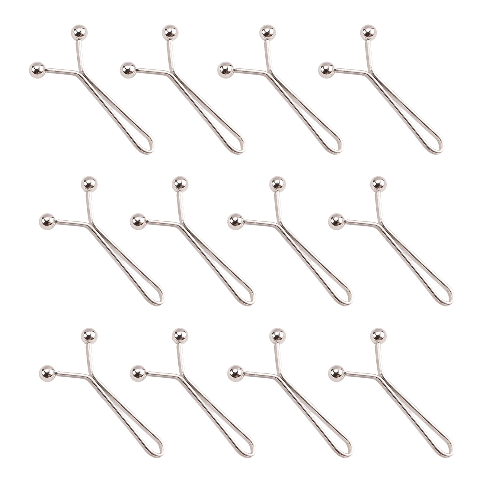 YUPEIUKLI Hijab Pins Set of 12 Clips for Women's Scarf and Headscarf Jewelry for Scarf and Headscarf Accessories