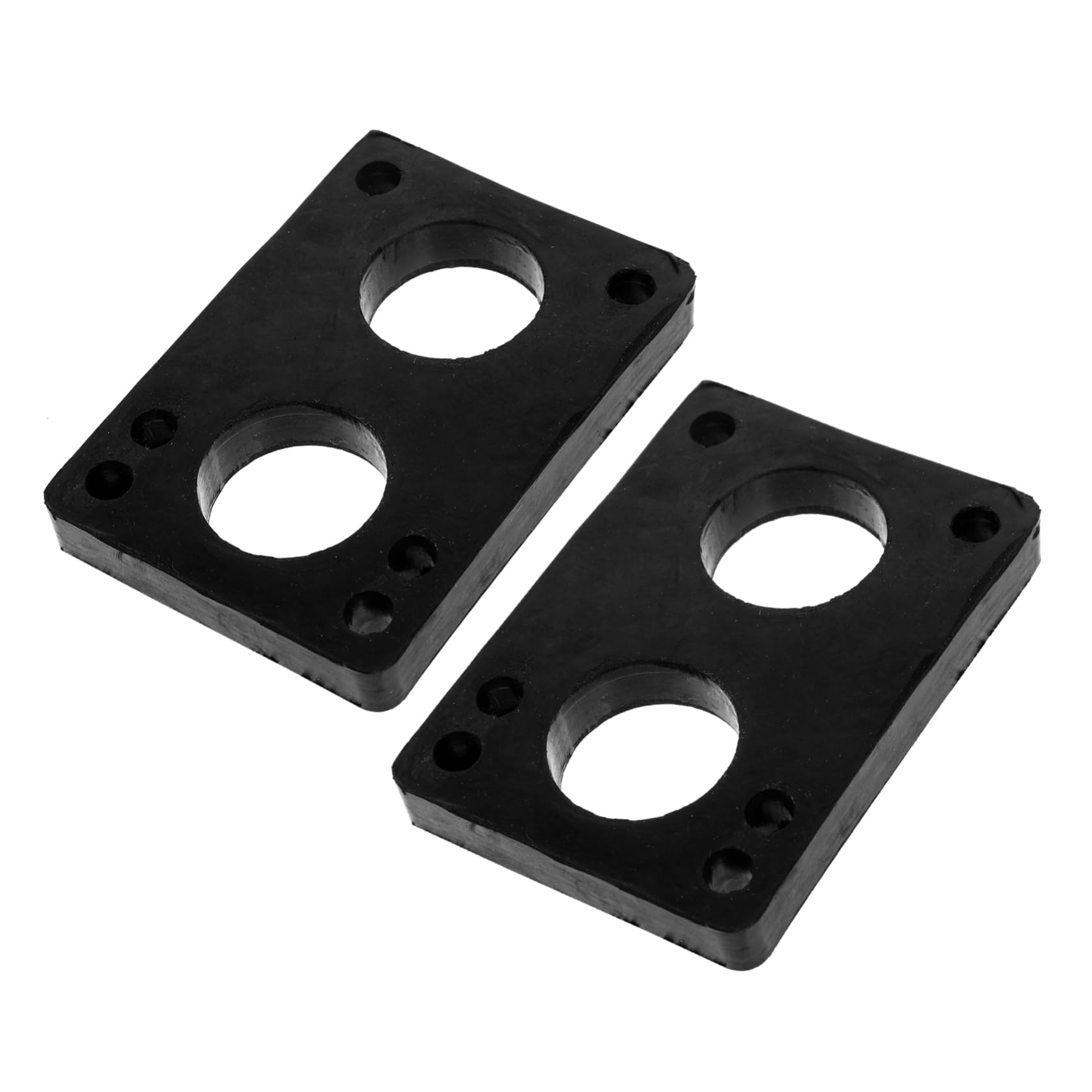 Toddmomy 3sets Shocking Absorber Skateboard Bushings Pads for Height Enhancement Vibration Damping Easy to Install Skateboard Accessories for Stability Land Surfing and Other Sports 2pcs*3