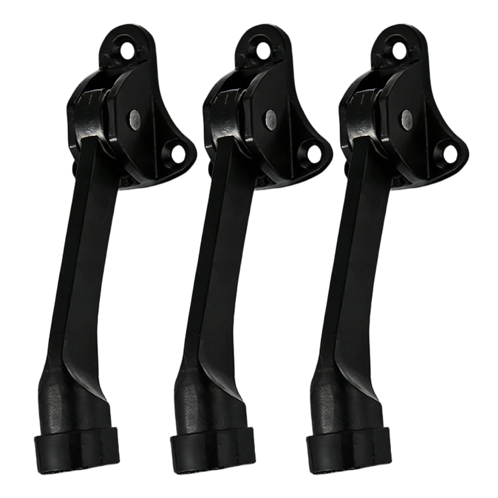 Hdoytxxm Small Black Type Door Stoppers Indoor Antislip Window Wedges Home Offices Home Improvement Holder Wall Security Stop
