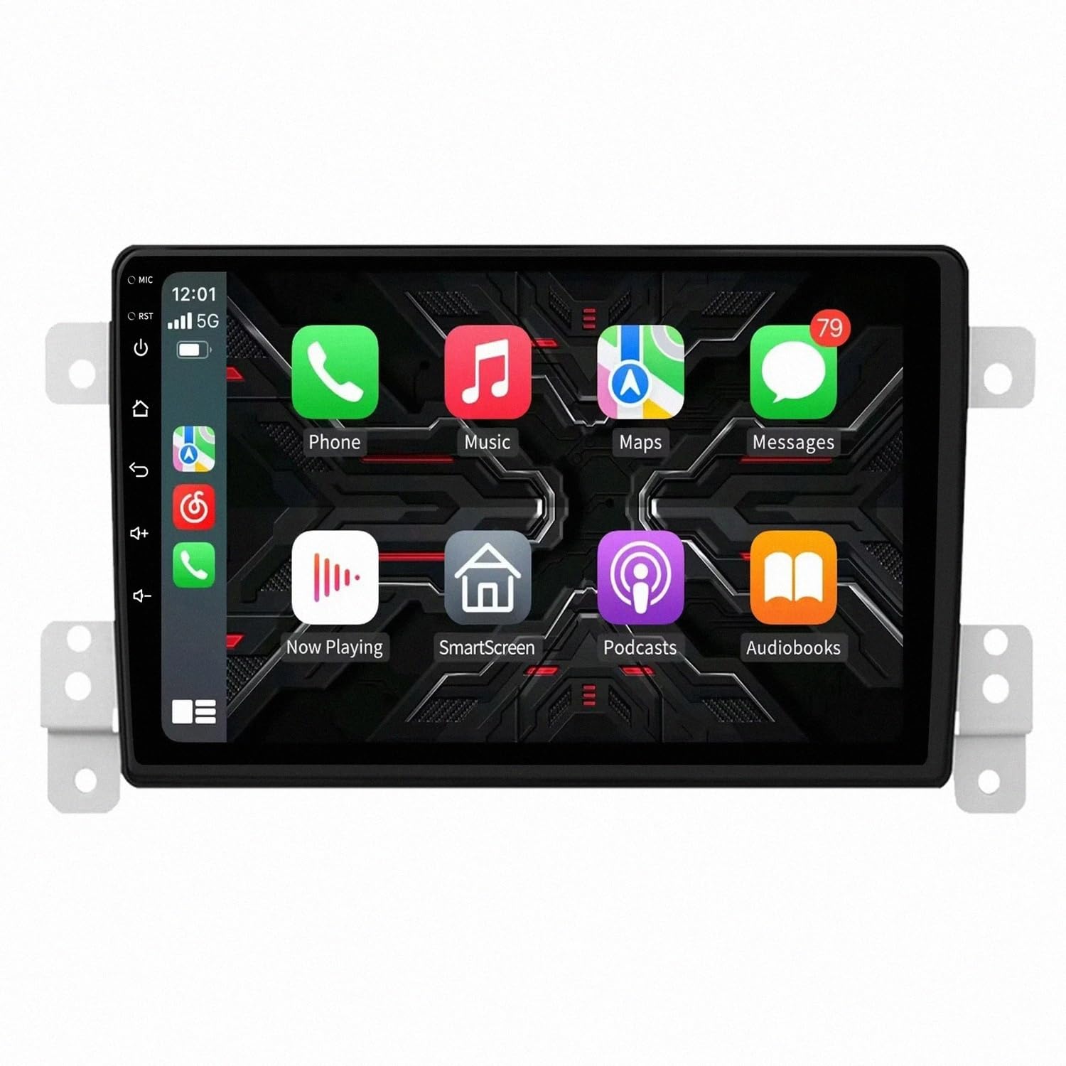 Car Stereo Carplay Radio de Coche para Suzuki Grand Vitara/Escudo 2005-2015 Soporta Bluetooth, Control Volante, USB, WiFi, 4G, Mirror-Link, GPS Navegador/Radio FM, 4 Nuclear 1G+32G