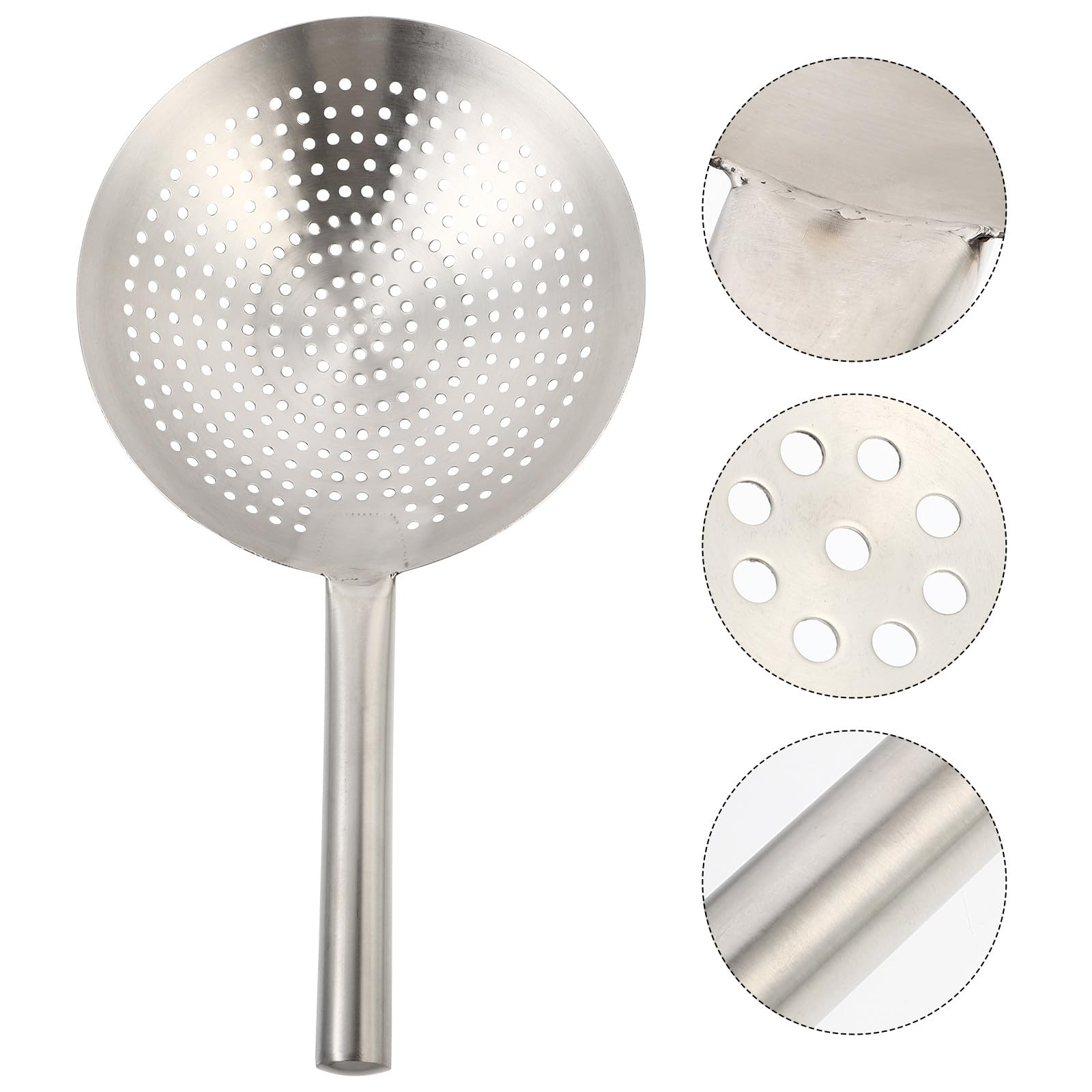 Colador Malla Fina Acero Inoxidable Reforzado, Cocina