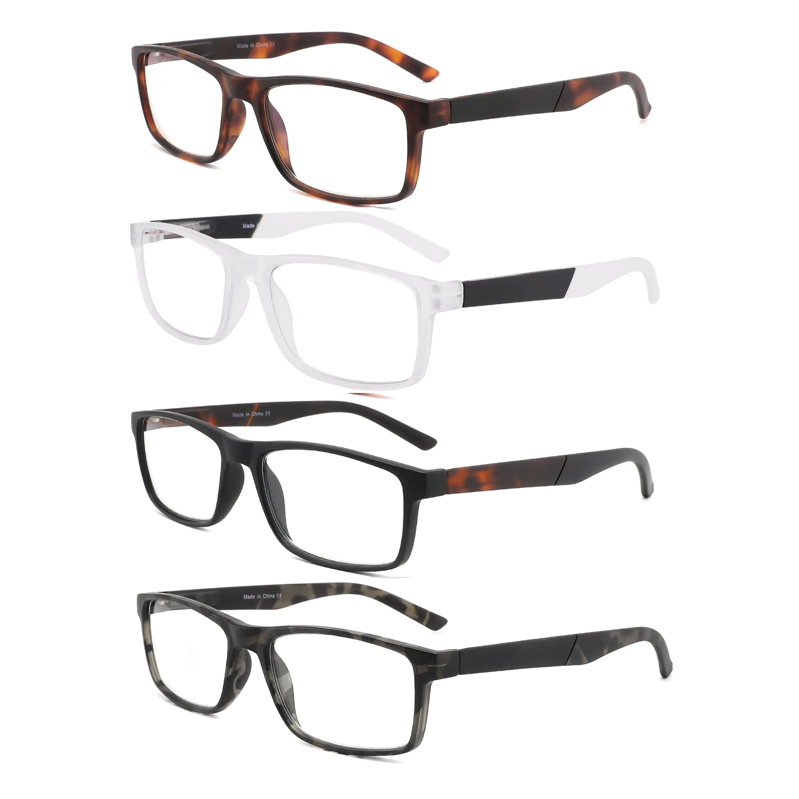 Milch cow Reading Glasses Blue Light Blocking for Women Men,Spring Hinge Computer Eyeglasses Readers