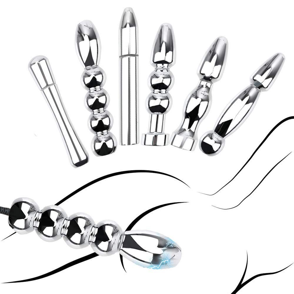 E-Stim Electrosex - Metal Anal Plug - Bipolar Insert Electrode (Probe) with  2.5 mm Connectors for Stimulating Current for Vaginal/Anal Use  Electrostimulation Accessory Pack of 1 : Amazon.de: Health & Personal Care
