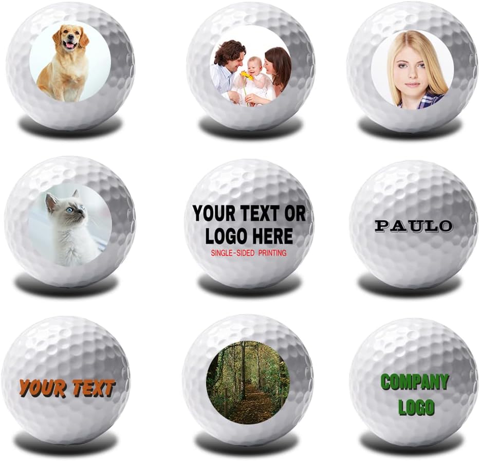 UNXUECO Custom Golf Ball Personalized Supersoft Golf Ball