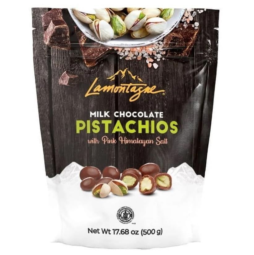 Lomontagne Chocolate Pistachios, 17.68 Ounce