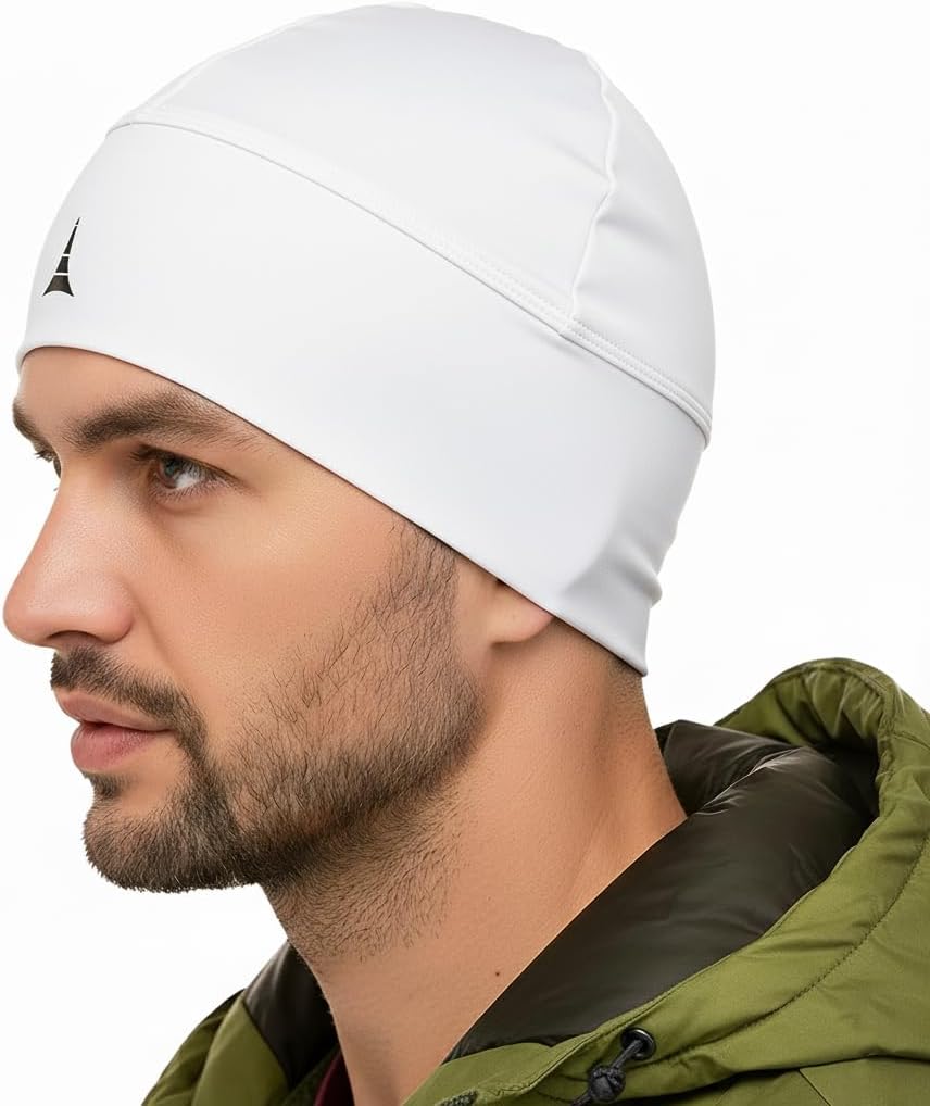 Helmet Liner Sweat Wicking Skull Cap Beanie. Ultimate Performance Moisture Wicking. Fits Under Helmets