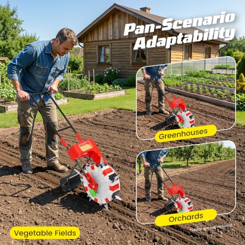 Sembradora manual para jardín y cultivos miniatura 6