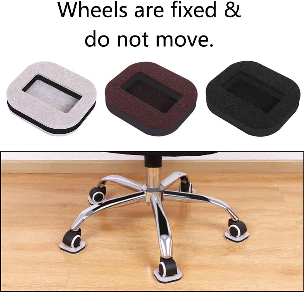 (1Pcs Dark Gray) Anti Scratch Furniture Felt Pads, Non Slip Chair Pads for Hardwood Floors, Floor Protectors for Chair Legs