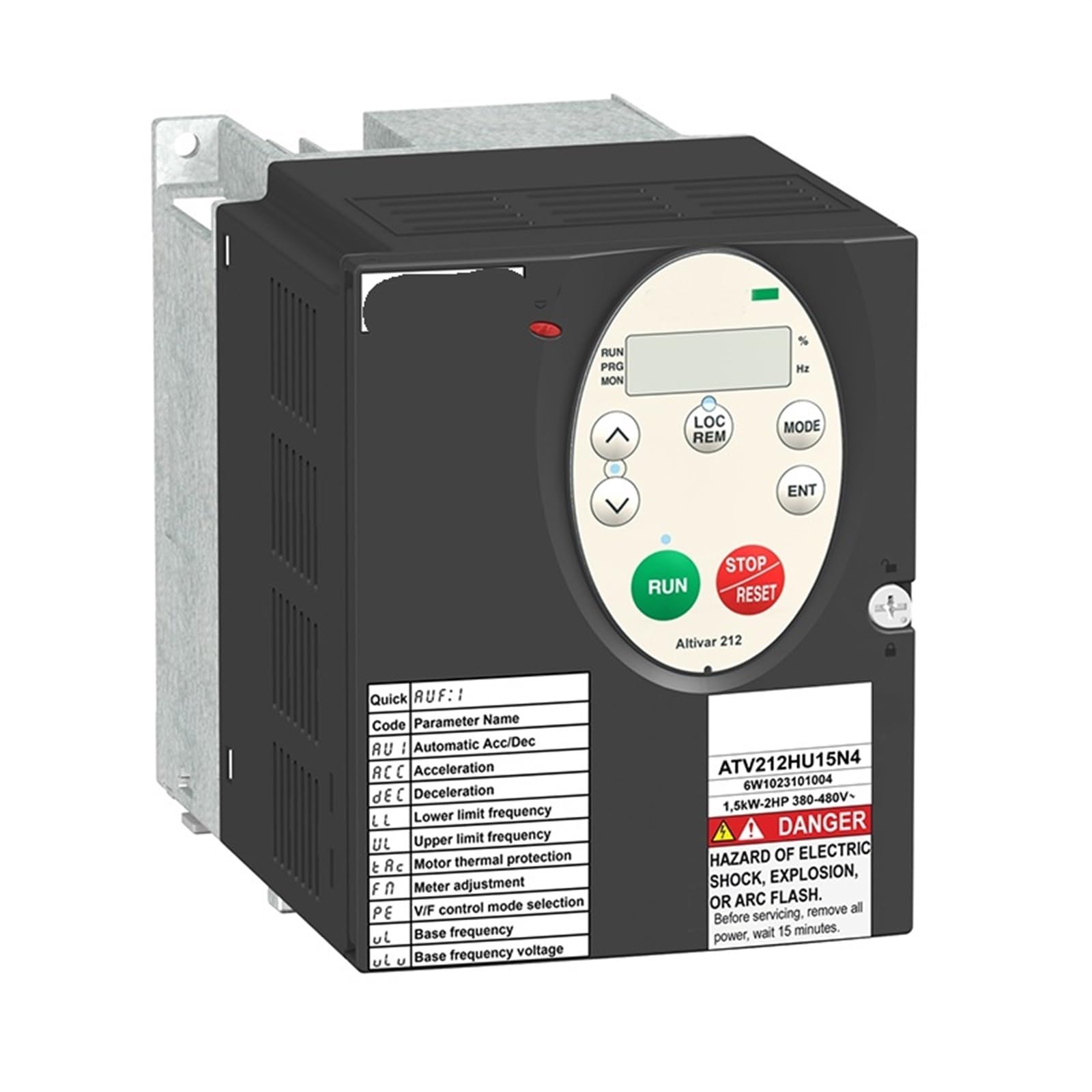 2RD58I8PM ATV212HU22N4 Frequency Converter 2.2kW/3hp 380-480V