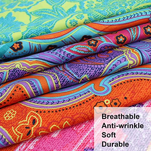 Boho Duvet Cover Set Full Size 3 Pieces Vintage Comforter Cover Set Indian Luxurious Bedding Cover Red Hippie Quilt Cover, 1 Duvet Cover + 2 Pillowcases #TOP4