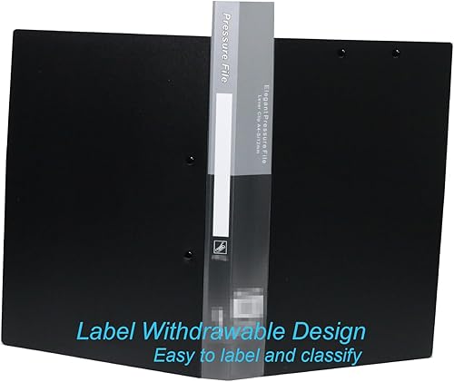 Vista 28 de Acocony Carpeta de 11 x 17 pulgadas, tamaño 11 x 17, carpetas sin perforaciones con abrazadera, carpeta tabloide de plástico, color azul, paquete