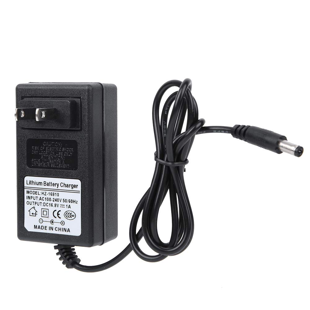 Adapter ładowarki do Masażu, Przenośny Plastikowy Adapter do Pistoletu do Masażu 100-240 V Adapter ładowarki do Masażu Profesjonalny Sprzęt do Masażu Wyposażenie(Norma europejska 25,2 V)