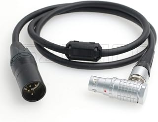 SZRMCC XLR 4 Pin Male to 2B 8 Hole Female Power Cable for ARRI Alexa Mini Camera