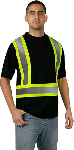 Vista 17 de JORESTECH Camisa reflectante de alta visibilidad con diseño atrevido y visibilidad mejorada Naranja