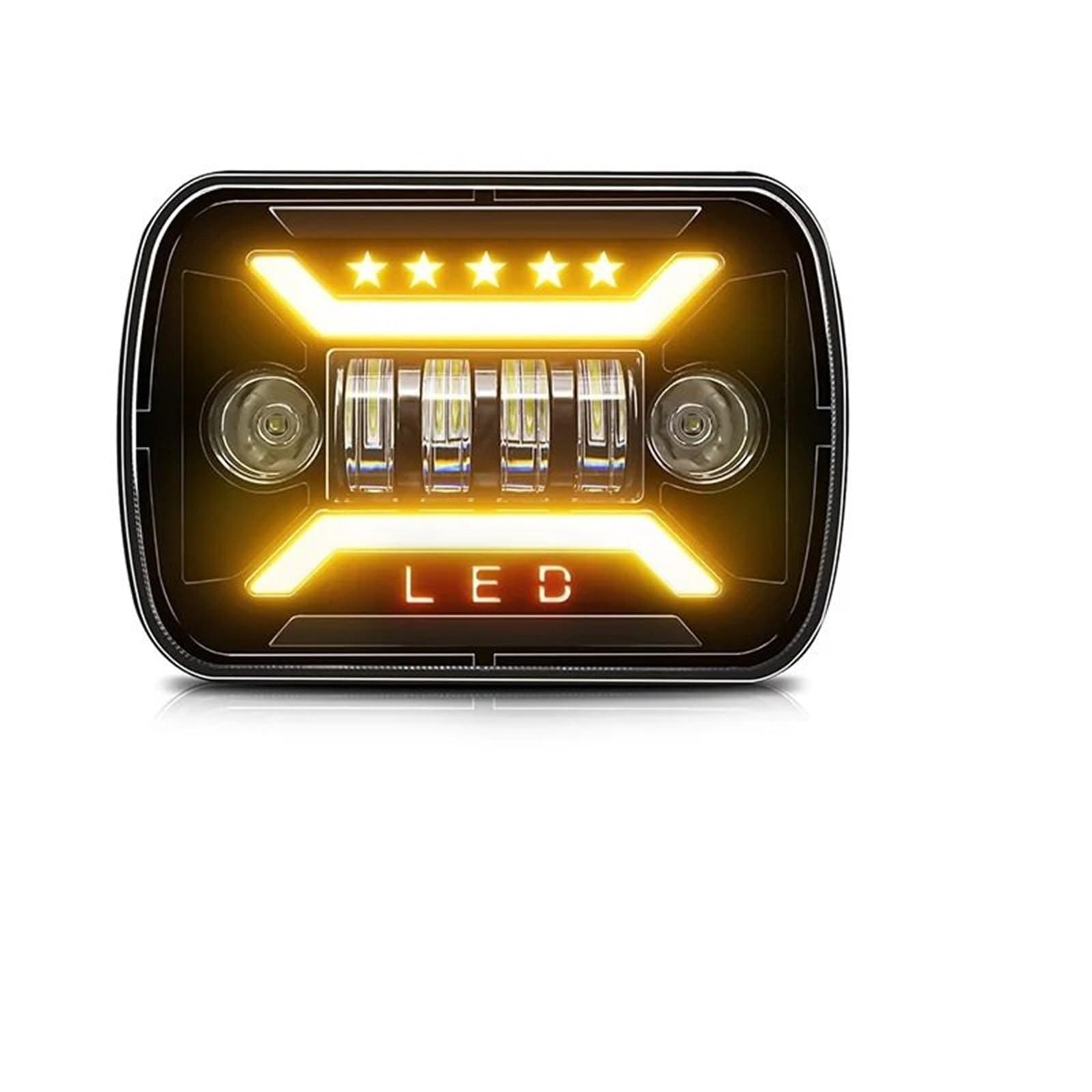 Bombilla LED Para XJ Wrangler Pulgadas LED Faro