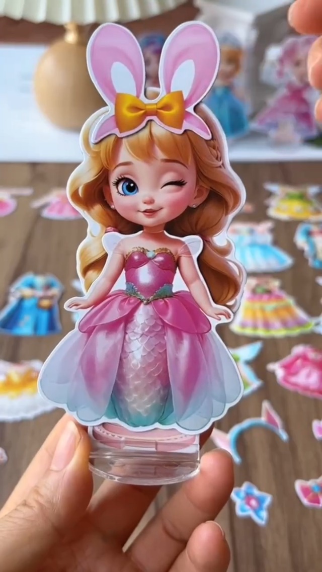Magnetic Dress Up Dolls For Girls - 4 Themed Sets With 70+ Costume Stickers For Creative Play