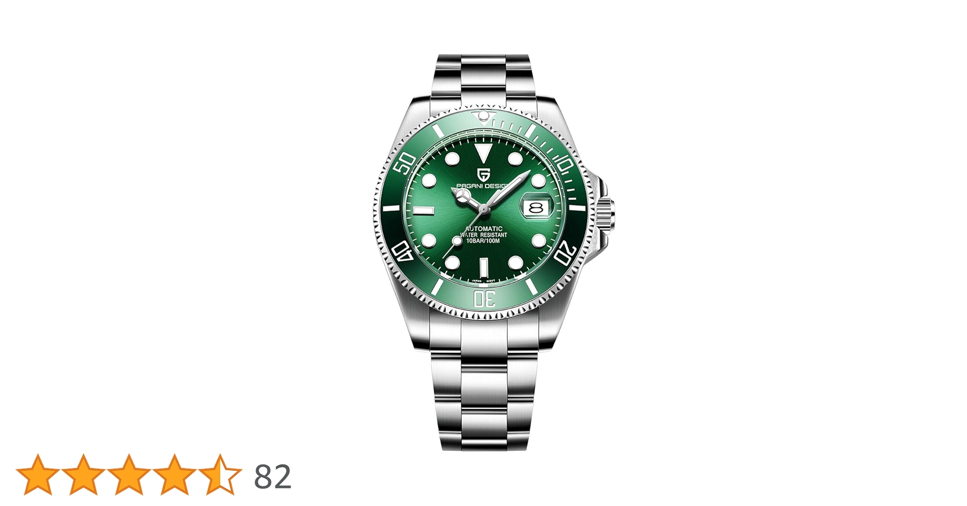 PAGANI DESIGN自動巻き腕時計 防水 ブラック 交換ベルト⭐︎再々値下げ Amazon | Pagani Design メンズ自動機械式腕時計 日本製