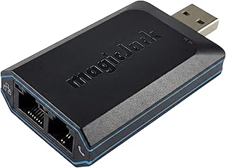 VOIP Phone Adapter - Unlimited Calls to US & Canada, No Monthly Bill, Portable Internet Phone with App, magicIN™ & magicOUT™ Service