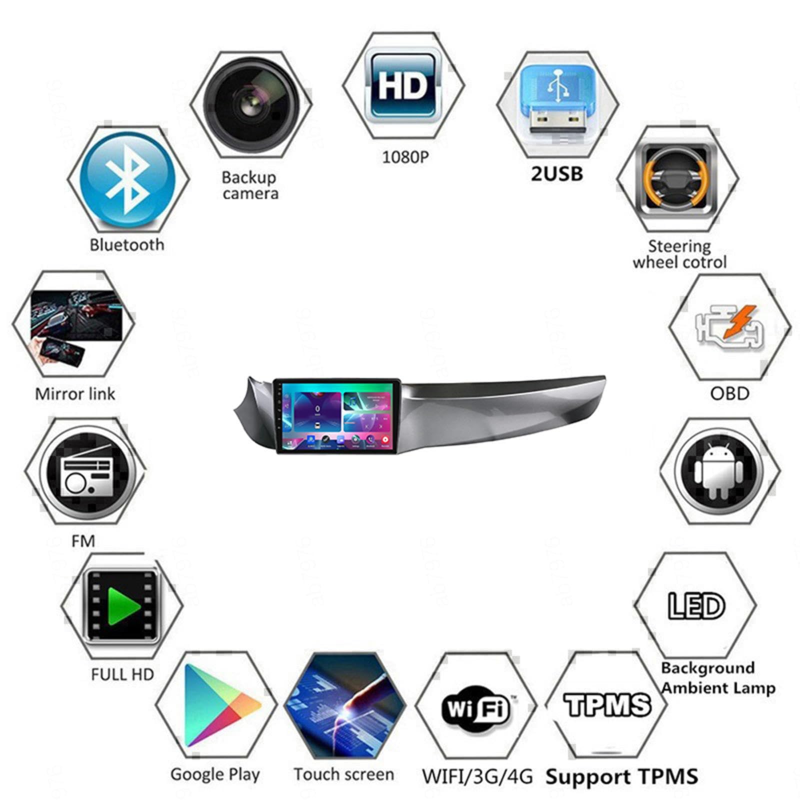 9"android 15 Doppia Din Autoradio Gps Navigation Per Alfa Romeo giulietta 2010-2014 Autoradio Con Vivavoce Bluetooth Supporto Comandi Al Volante Wifi 4g Dual Usb,M101