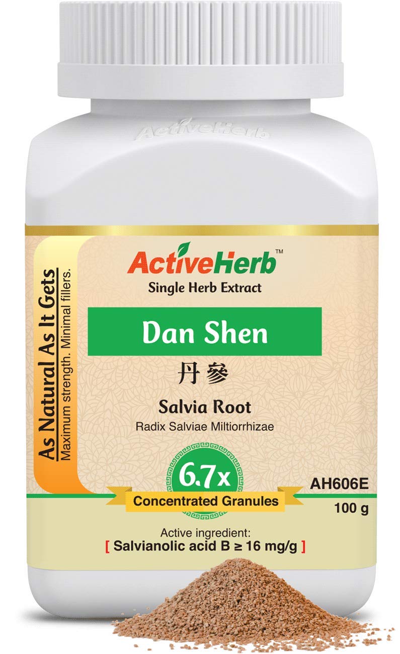 Active Herb - Dan Shen (Salvia Root) - 6.7 x Concentrated Granules