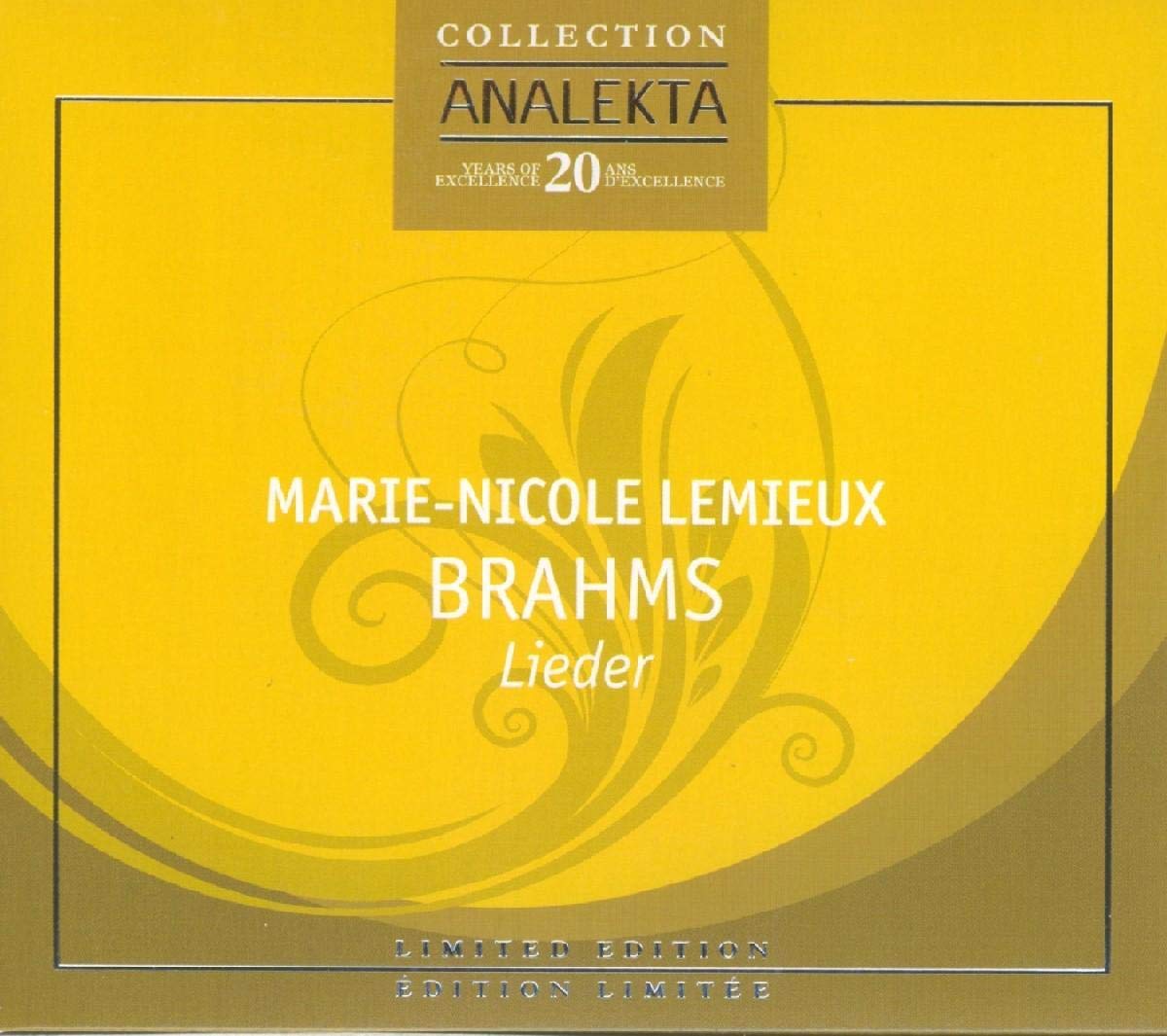 Brahms [Audio CD] Lemieux, Marie-Nicole and Johannes Brahms