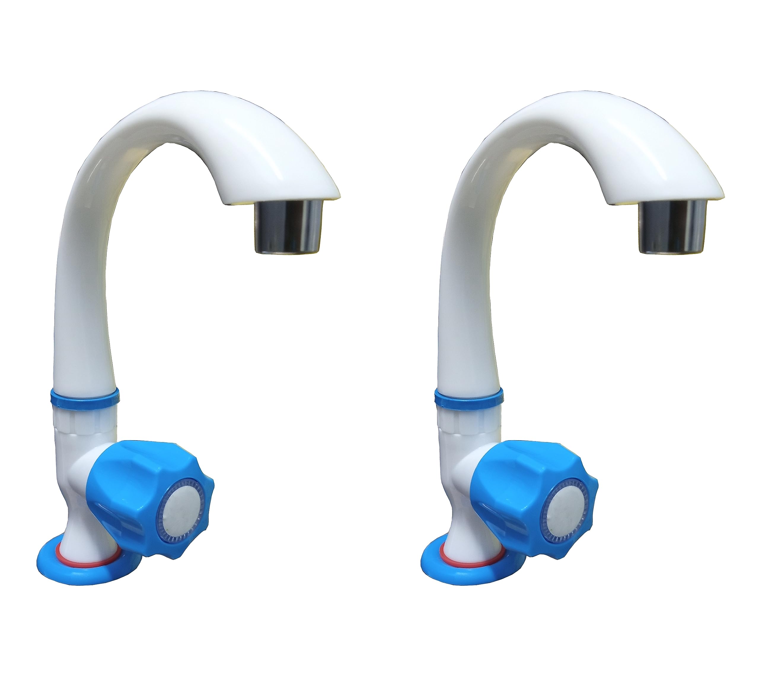 Droptech PVC Swan Neck Tap for Kitchen/Bathroom Wash Basins/faucets (Big Neck) (Blue Shed) Pack of 2 (B0CD81Y2QJ) Amazon Price History, Amazon Price Tracker