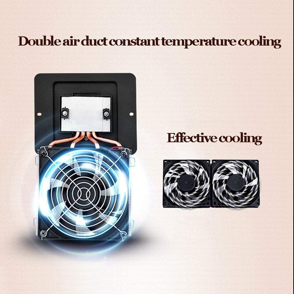 24 Bottle Wine Cooler/Cabinet Beverage Refrigerator, Two-Layer Independent Temperature Control for Red, White, Champagne or Sparkling Wine - Black, Low Noise