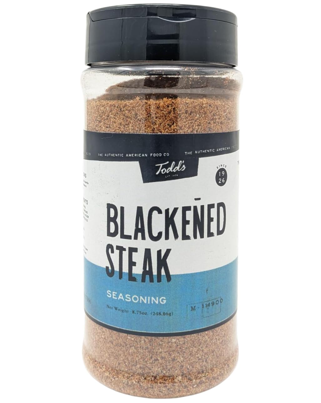 Todd's Blackened Steak Seasoning, 16 oz jar
