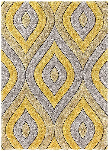 Image of Modern Soft 3D Shaggy Fur Carpets for Living Room Thick Fluffy Rugs for Bedroom, 6x8 feet, Multi Color