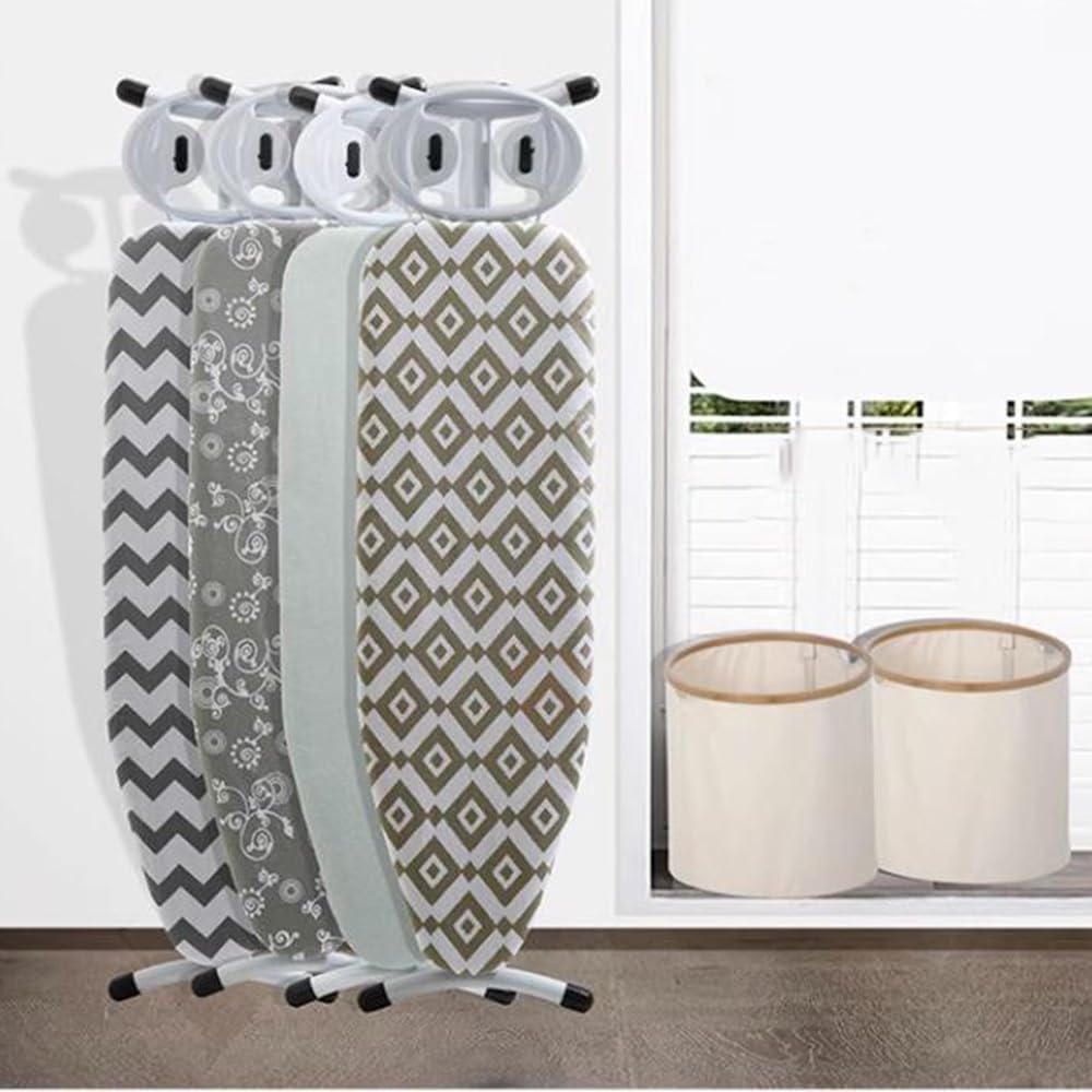 Bügelunterlage, Bügelbrettbezug, 30,5 x 106,7 cm Bügelbrettbezug, Baumwoll-Ersatz-Bügelbrettunterlage, hitzebeständige Bügelbezüge, Bügelbrettbezug, einfache Installation(Light Green)