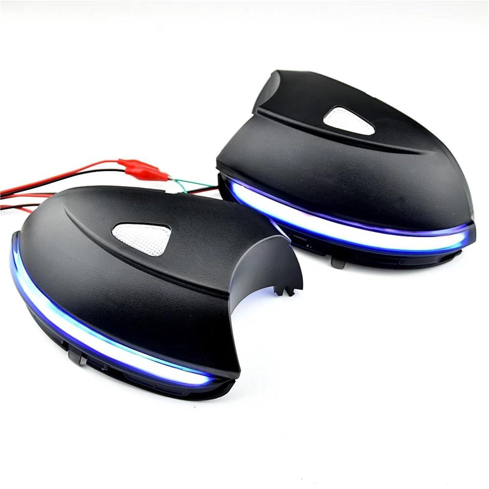 UNCLE LIAO Car Turn Signal Lights Dynamic Turn Signal Light Rearview Mirror Indicator For VW Passat B7 CC Scirocco Jetta MK6 Turn Singal Light.,B-Blue