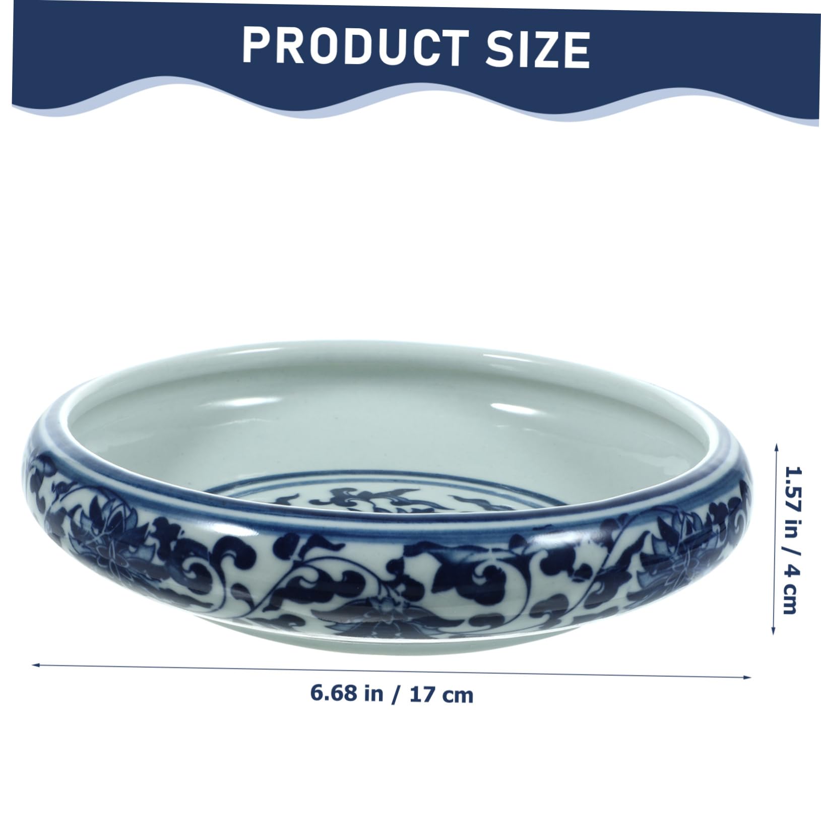 Operitacx Ceramic Brush Washer Water Brush Tool for Fountain Pen Calligraphy Accessory