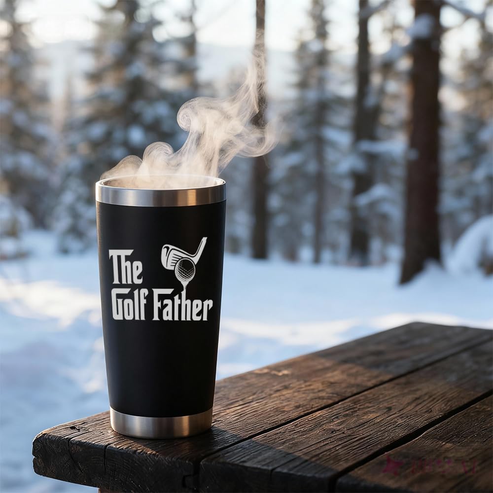 Golf Gifts for Men Grandpa Uncle Golfer Boss Dad Husband BF - 20 Oz The Golf Fathers Tumbler Golfing Accessories Gifts for Golfers, Golfing Gift for Christmas Birthday Valentines Day Fathers Day-29 - Image 2