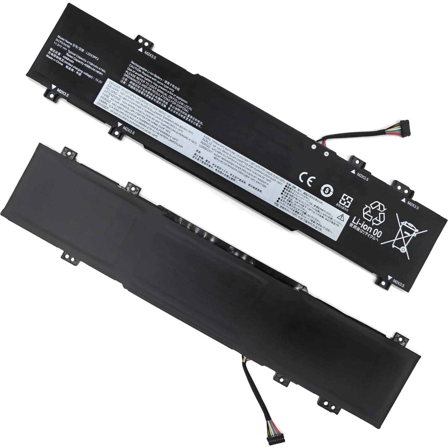 XITAIAN 11.31V 46Wh 4068mAh L22X3PF2 Ersatz Laptop Akku für Lenovo V14 V15 G4 AMN IdeaPad Slim 3 14AMN8 14IAH8 14IAN8 15IAN8 15IRH8 15IRU8 16IAH8 Series SB11K09308 L22B3PF2 L22M3PF2 L22X3PF2 L22C3PF2