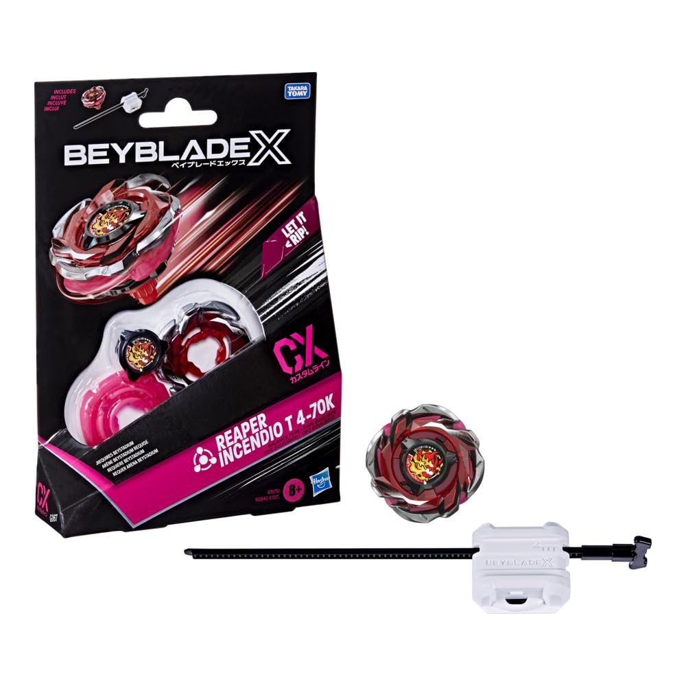 Beyblade X Reaper Incendio T 4-70K CX Conjunto Inicial : Amazon