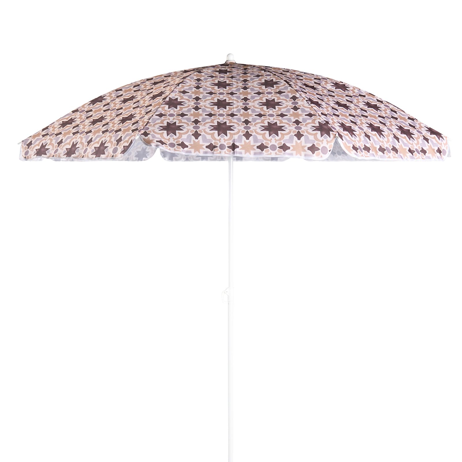Ohs Tiles Print Parasol Umbrella Garden Outdoor Canopy Sun Shade from B&Q