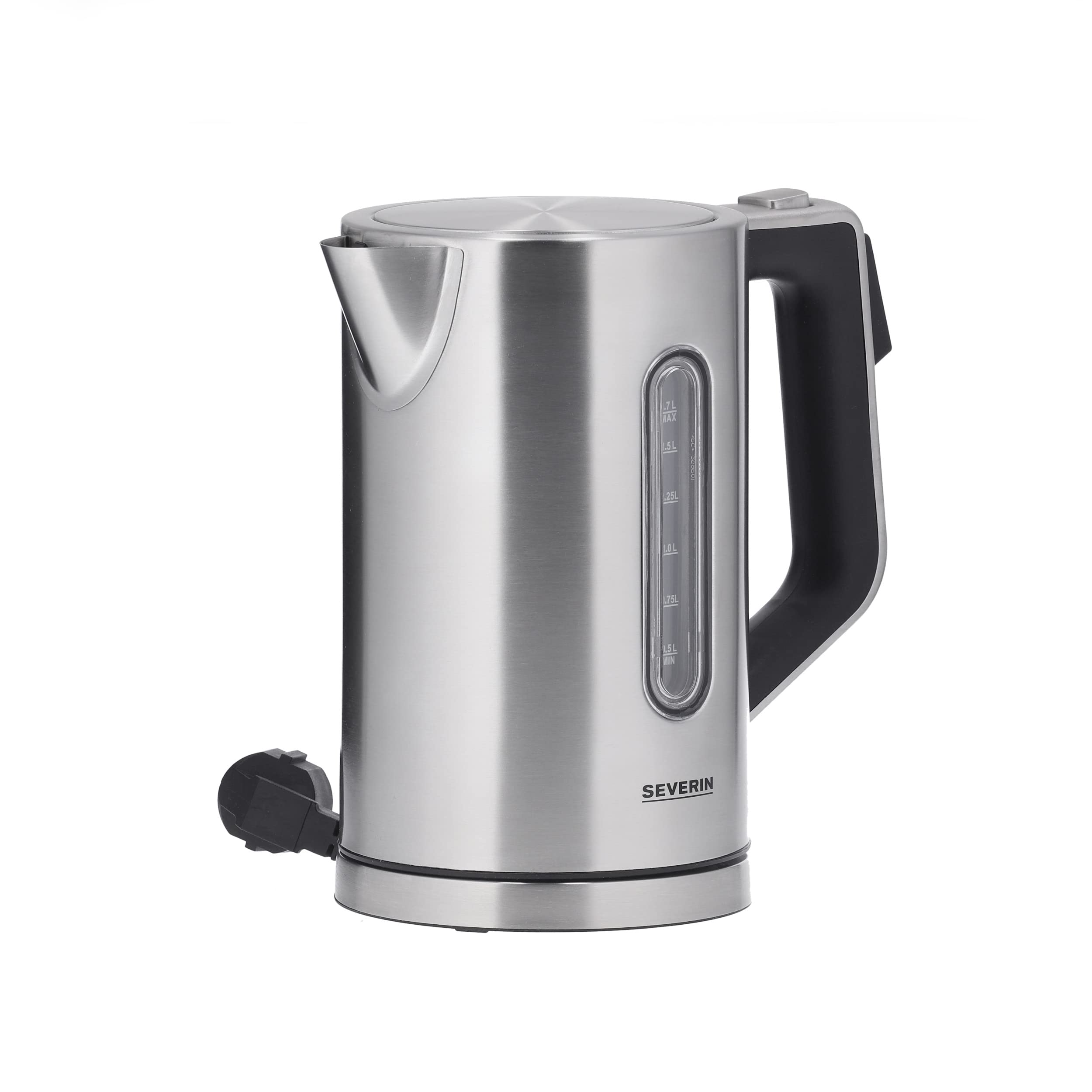 SEVERIN WK 3418 Bollitore per acqua XXL digitale 3000 W da 1,7 L, Teiera elettrica BPA Free con alimentazione Fast Boil, Bollitore elettrico con temperatura regolabile fino a 100°C